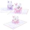3D Бабочка Поздравительные открытки Письменная бумага Конверты Свадебные пригласительные открытки Подарочные открытки День Святого Валентина День рождения Благодарственная открытка