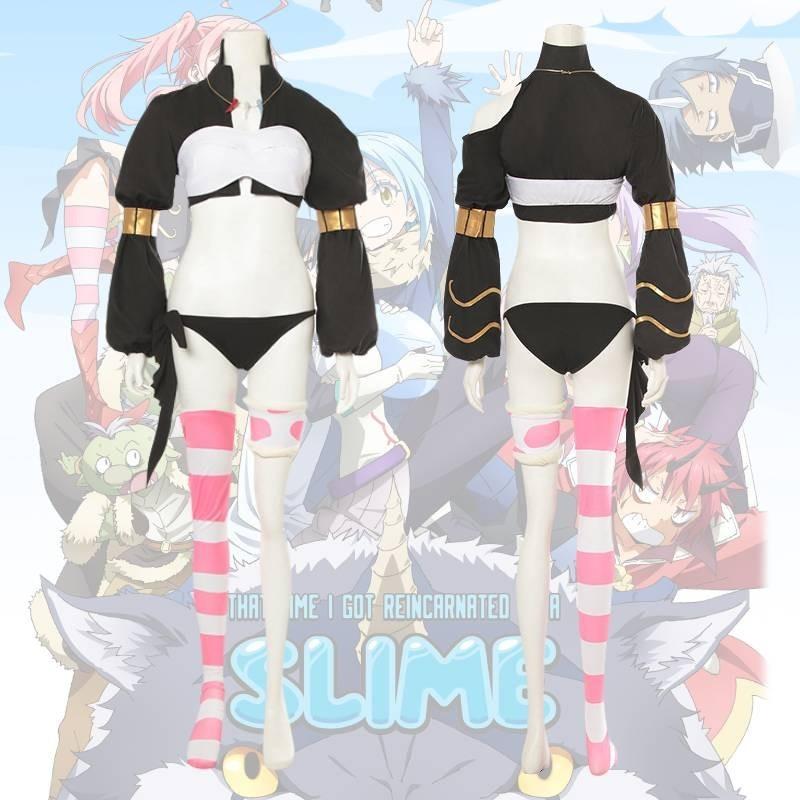 Слизь Реинкарнация Косплей Костюм Уничтожитель Демонов Милим Нава Платье Аниме Игра Ролевая Игра