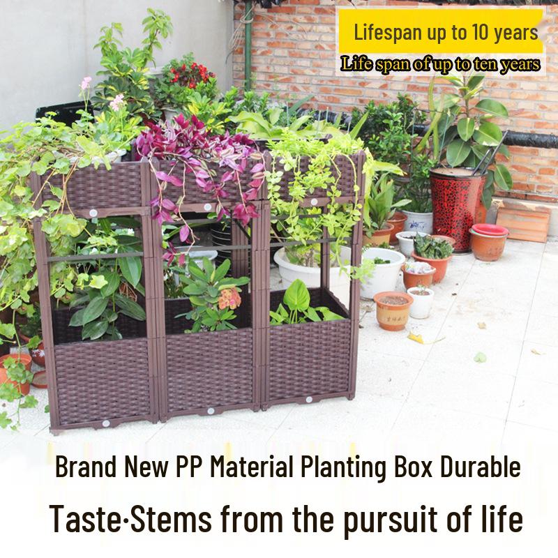 Modular Balcony & Indoor Planting Box for Flowers and Vegetables
