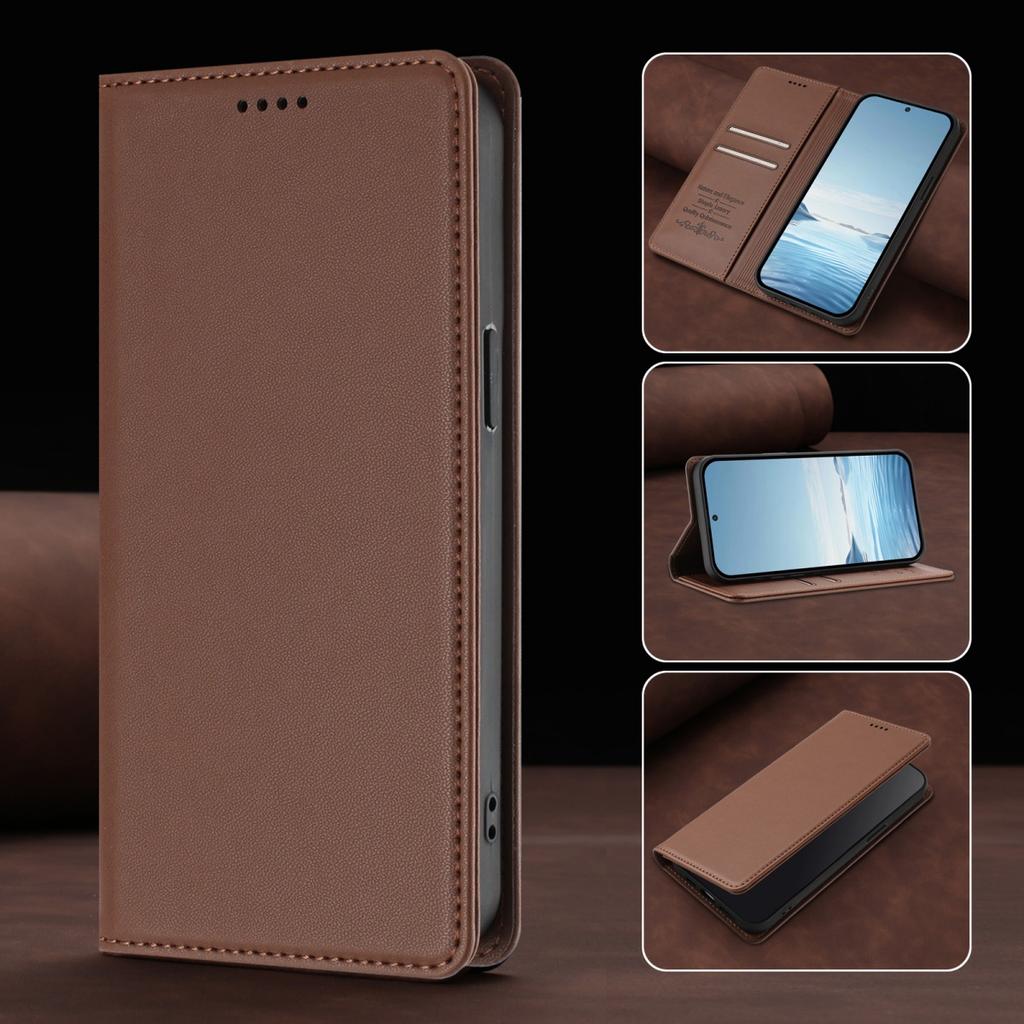 Magnetic Wallet Flip Leather Case For Xiaomi Poco M8 M7 M6 Pro M6 Plus M5 M5S M4 Pro M3 Phone Cover For Coque Poco M8 M8 Pro 5G