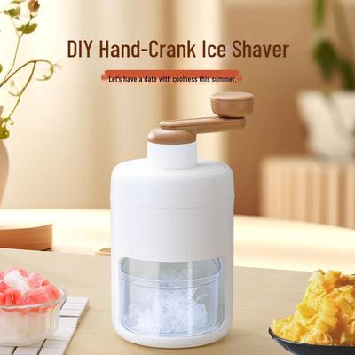 Ручной ледокол с ручным приводом: Не требует электричества, идеально подходит для молочных коктейлей и пушистого колотого льда, идеально подходит для дома или уличной торговли.