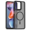 Магнитный чехол для телефона с ощущением кожи для Motorola Moto G Play 2026 Power 5G 2025 Magsafe Беспроводная зарядка TPU рамка Пластиковая задняя крышка