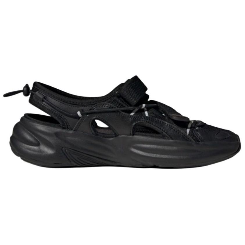 Adidas Ozwave Sandal Comfortable Non-Slip Shock-Resistant Wear-Resistant River Shoes Unisex Sandals Black JS4582