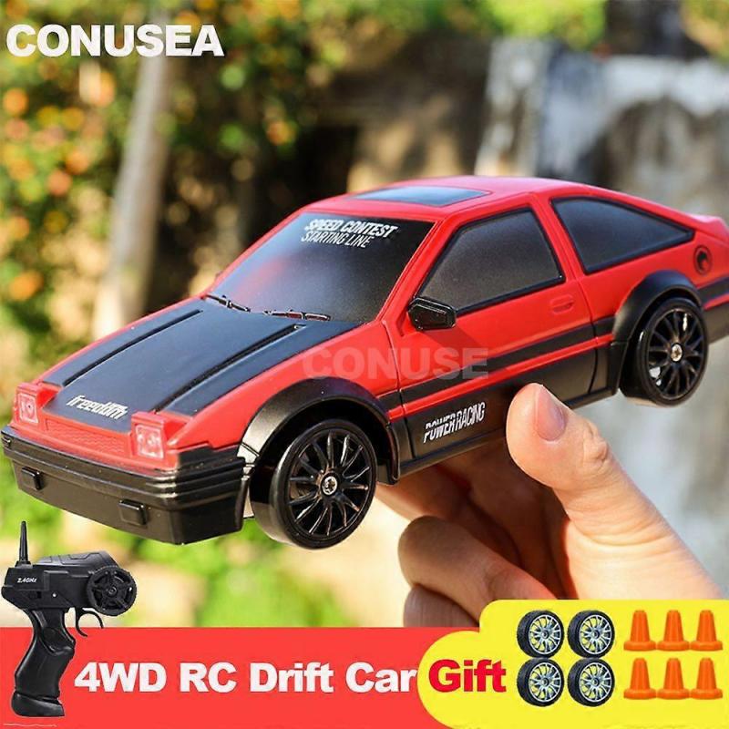 1/24 RC Drift CAR 4WD 2.4GRemote Control Car High speed Racing Cars Vehicle Electric Machine AE86 GTR Model Children's Toys boys