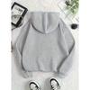 Women's Fashion Fleece Hoodie | Casual All-Season Christmas Cartoon Guinea Pig Print | Trendy Creative Style