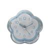 Cute Alarm Clock Flower Shape Quiet Low Noise Transparent Small Alarm Clock for Living Room Bedroom