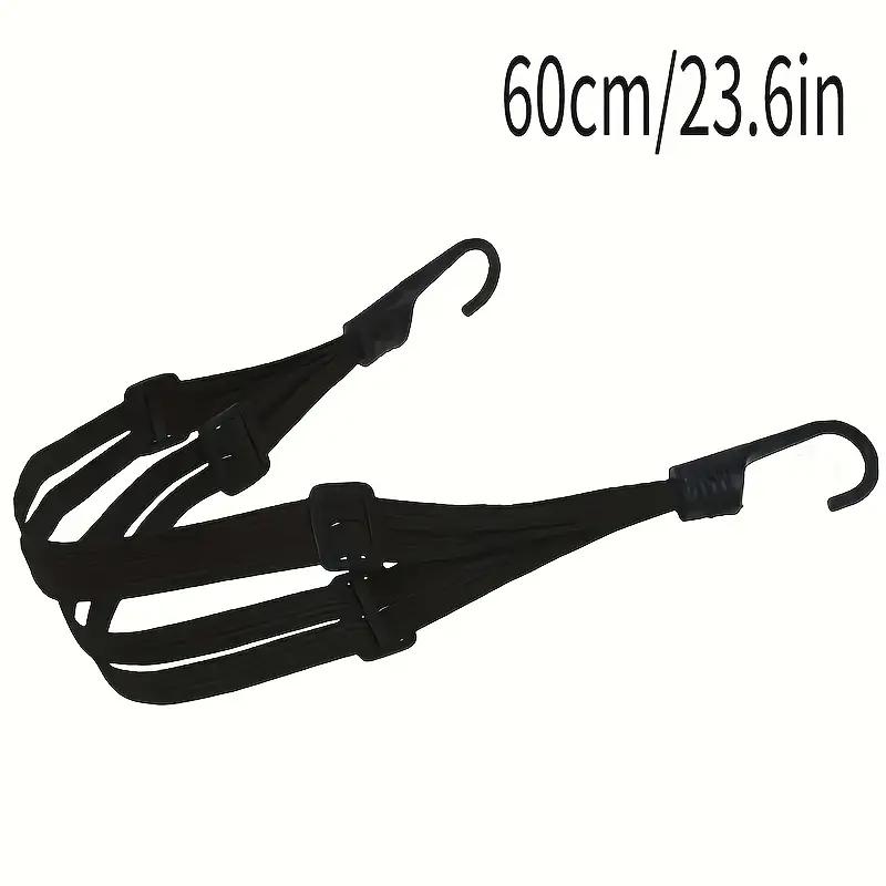 Elastic Bungee Cord for Motorcycle Electric Bike - Rear Seat Helmet Luggage Fixing Strap Heavy-Duty Rubber Binding Rope Supplies