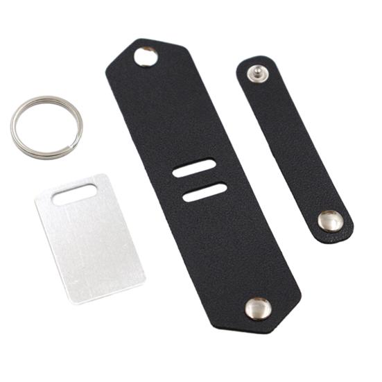 Брелок из искусственной кожи женский маленький изысканный с надписью в стиле леттеринг ко Дню матери