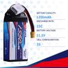SIGP 11.1V 3S LiPo 1350mAh 25C RC Мягкий аккумулятор с разъемом XT30 для RC самолетов, квадрокоптеров, вертолетов-дронов, FPV гонок и хобби (2-Pack)