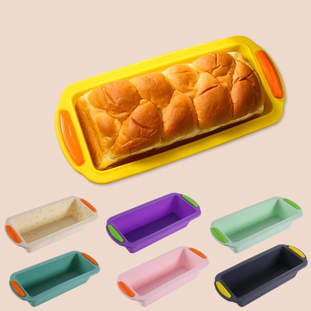 Non Stick Bread Baking Mold Heat Resistant Cake Mold Homemade Silicone Toast Baking Tray  Diy