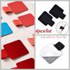4PCS Useful Stationery Portable Leather Pen Clips Self-adhesive Pen Holder Elastic Loop Notebook