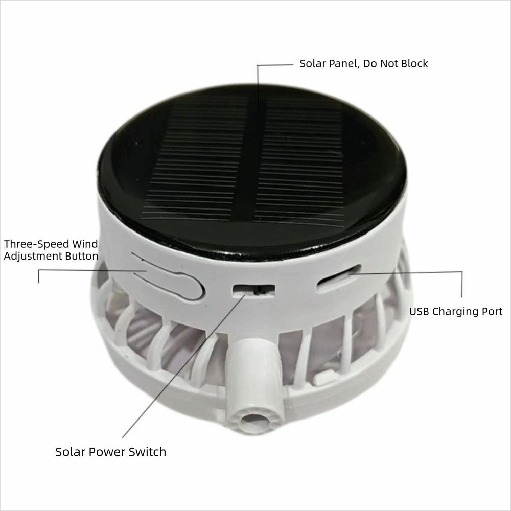 USB Charging Solar Fan Cap Anti-UV Cooling Fan Hat Women Sun Hat Fisherman Hat Summer Season