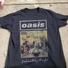Редкий! Футболка Oasis Definitely Maybe, Унисекс Черная Хлопковая Футболка, Размер S-5XL Унисекс Футболка