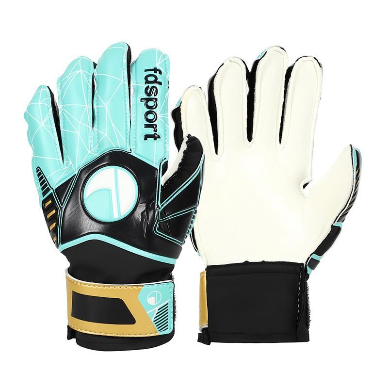 Kids Goalkeeper Gloves Thick Latex Soccer Goalie Youth Training Match