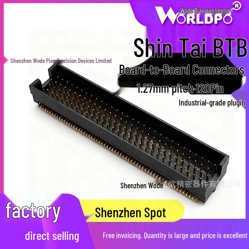Shen Tai TOLC-130-02-L/F-Q-A 120-контактный штыревой соединитель плата-плата