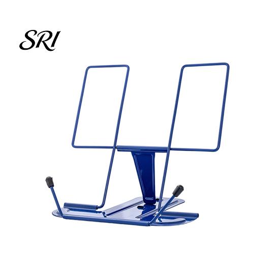 Book Holder for Office Use Foldable Iron Stand Adjustable with Non-Slip Base Portable Desktop book, Sheet Music & Study Stable