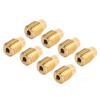 8Pcs 3D Printer Brass Nozzle Hotend Replacement for Bambu Lab X1c P1p 1.75 0.4mm High Temperature