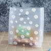 50pcs Durable Little Daisy Plastic Gift Bag Pretty Transparent Cookie Bags  Christmas
