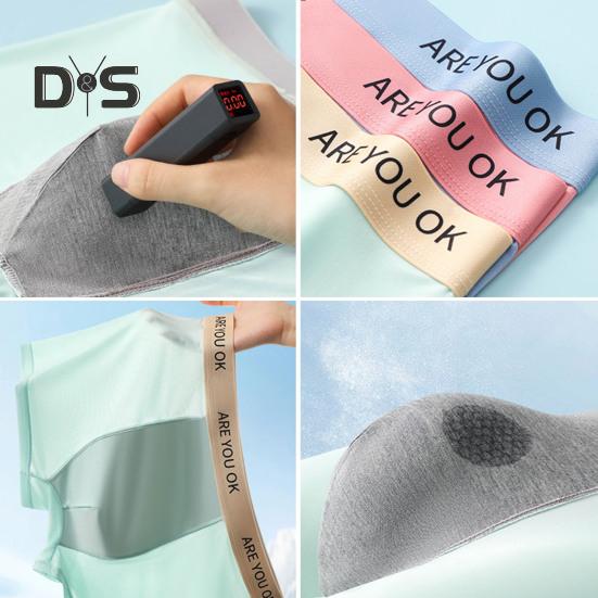 Мужские трусы-боксеры средней посадки, цветные шорты из ледяного шелка, ультратонкие дышащие летние трусы