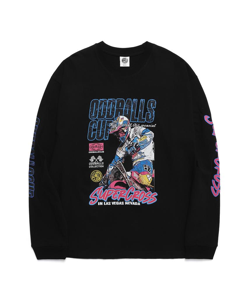 ODDBALLS CLUB Odbc Supercross Long Sleeve Black