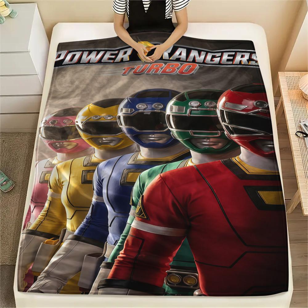 Super Sentai Soft Flannel Blanket, Print for Bedrooms Sofas Beds, Suitable for Travel Picnic Chair -HE73