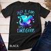 Just a Girl Who Loves Dragons Galaxy Dragon Cute Girls Gift Unisex T-shirt