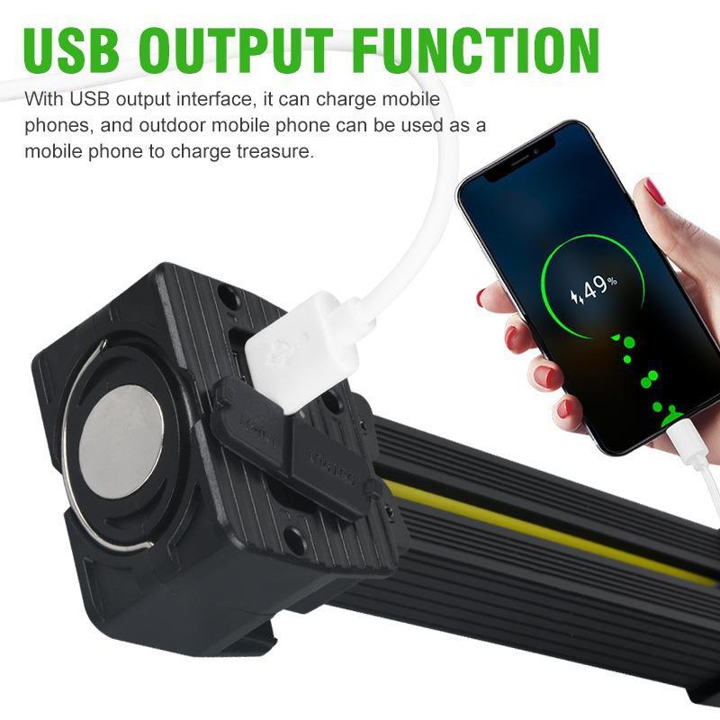 Multi-Functional Folding Camping Flashlight for Outdoor and Auto Repair Use