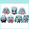 Милая мультяшная коллекция плюшевых игрушек Vocaloid, мягкая и приятная на ощупь, 25-28см, 0.21кг
