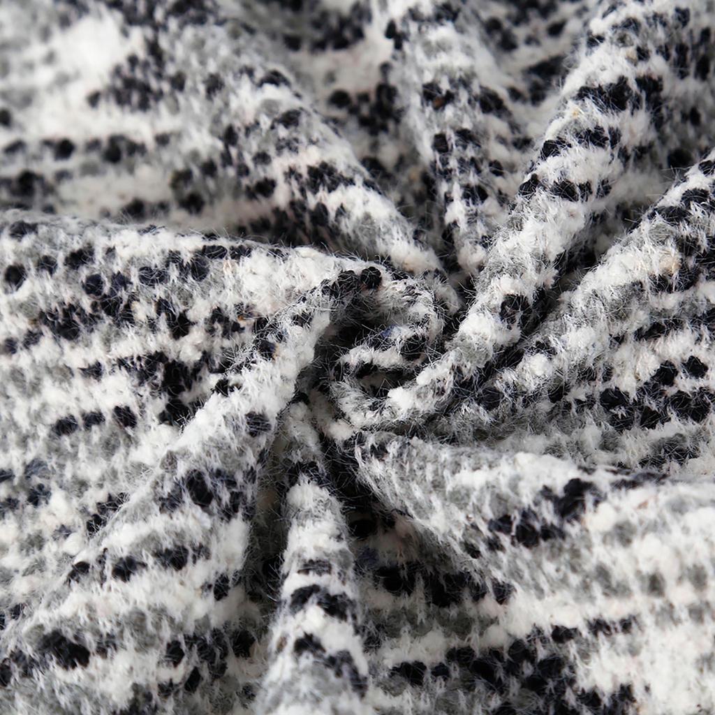 2024 Осень/Зима Гортензия Толстая Игла Пуловер Ткань в Цветном Пряже Маленький Аромат Стиль