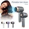 Cordless Hair Dryer 3 Speed Adjustment Rechargeable High Speed Fast Drying Low Noise Portable Travel Outdoor Camping Beach Women Blow Dryer