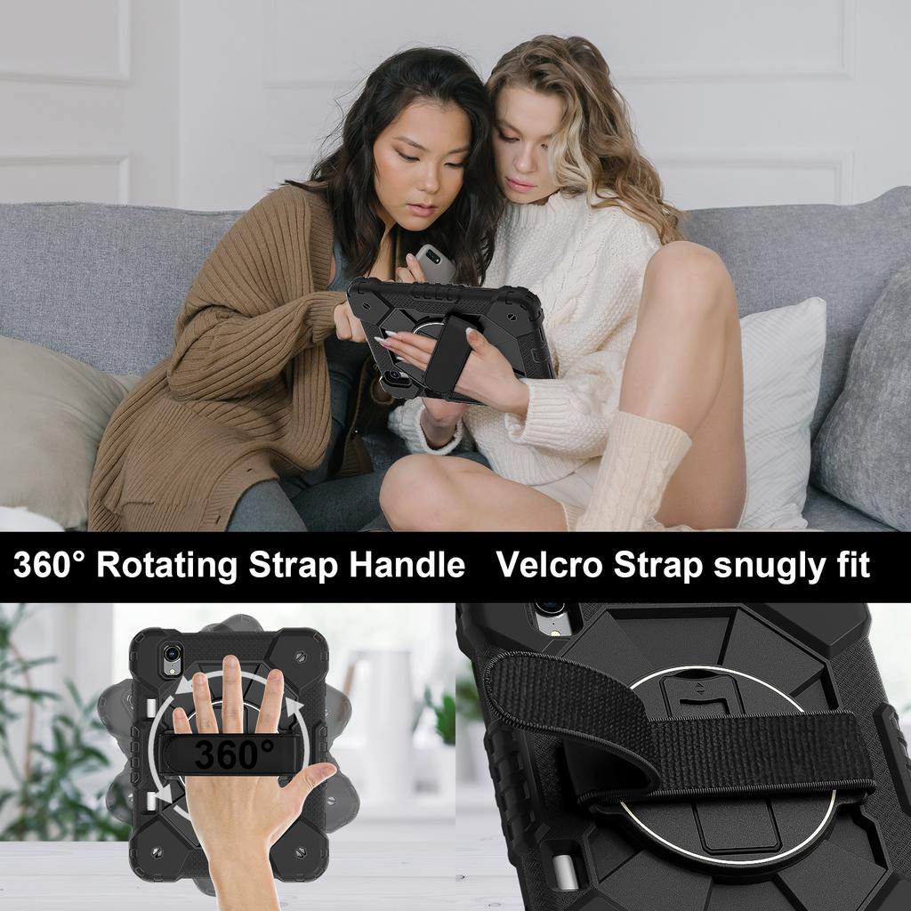 Круговая защита на 360 градусов! Многофункциональный чехол для планшета Apple iPad mini (2021),мини 6,мини (шестые),A2568 / iPad мини (2024),А2993, А2995