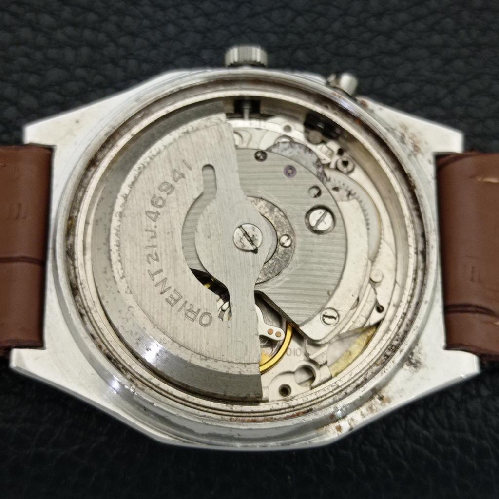 Orient CRYSTAL AUTOMATIC 46941 ВИНТАЖНЫЕ ЯПОНСКИЕ МУЖСКИЕ ЧАСЫ С ОРИГИНАЛЬНЫМ ЦИФЕРБЛАТОМ a704938-1
