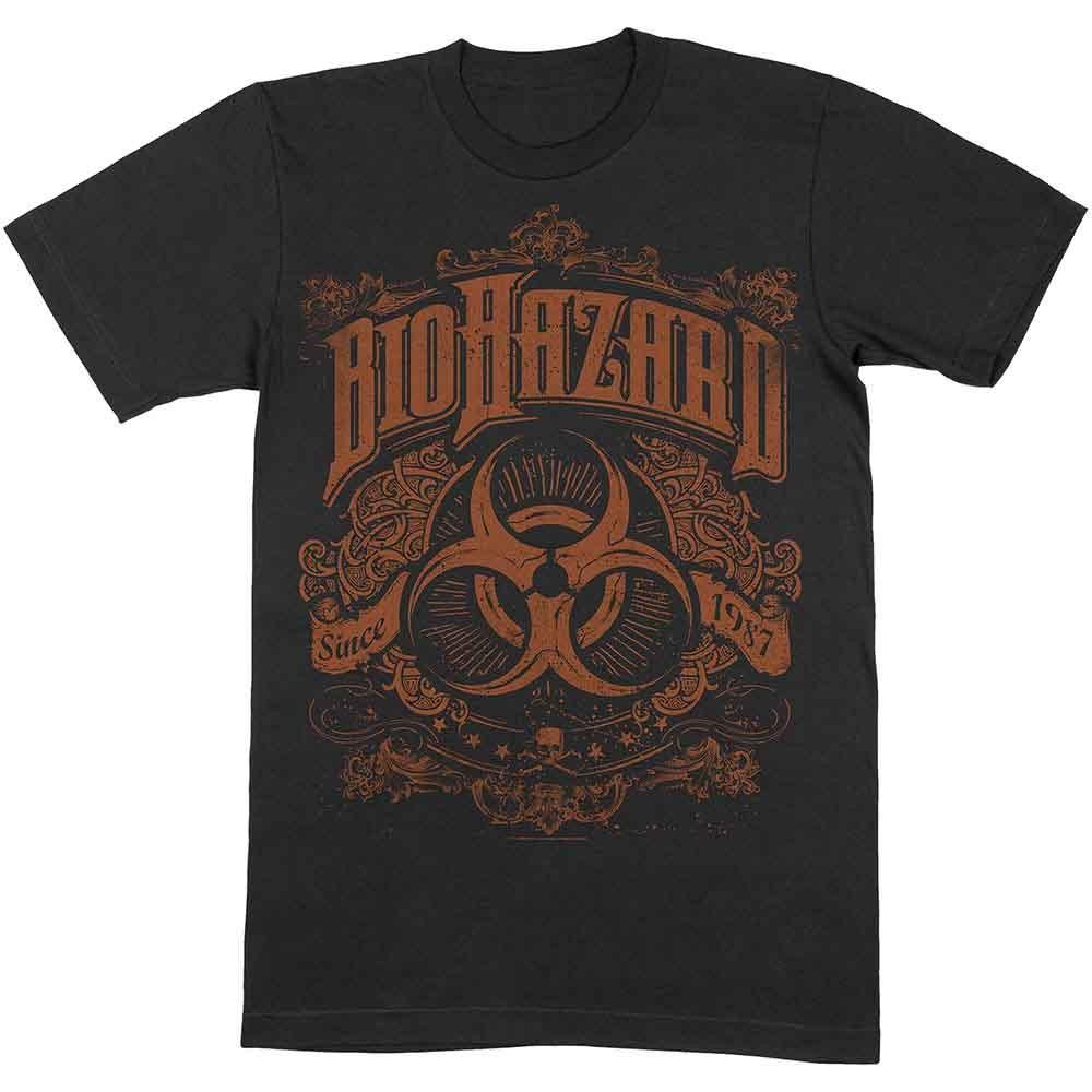 Biohazard Since 1987 Official Tee T-Shirt Mens Unisex