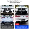 Подходит для BMW X3G45 2025 Углеволокно и черный Автомобильный Передний Бампер после Губы Сплиттер Спойлер Канард Крышка Накладка Декоративные Аксессуары