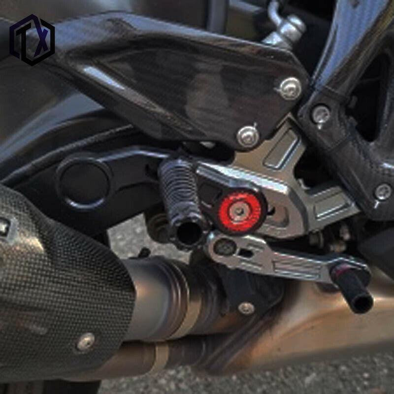 Высокие подножки из углеродного волокна для BMW S1000RR (2015-2018) Запчасти для модификации