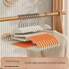 Dual-Position Non-Slip Plastic Hanger: Wet & Dry Use Clothes Rack for Adults