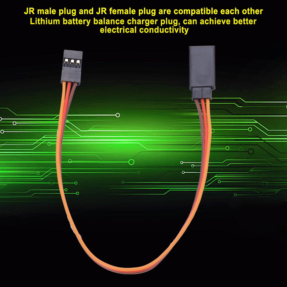 10 шт. Удлинительный кабель для сервопривода JR папа-мама для RC Futaba 500 мм