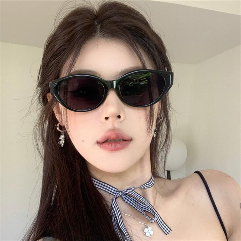 Солнцезащитные очки «кошачий глаз» высокого класса 2025 года с дужками под дерево, защита от УФ-лучей для женщин и мужчин