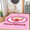 Manchester City Customizable Name Floor Rug Office Rug Perfect for Dining Room Dormitory Living Rooms Entryway Anti-slip Rug Decorate Offices