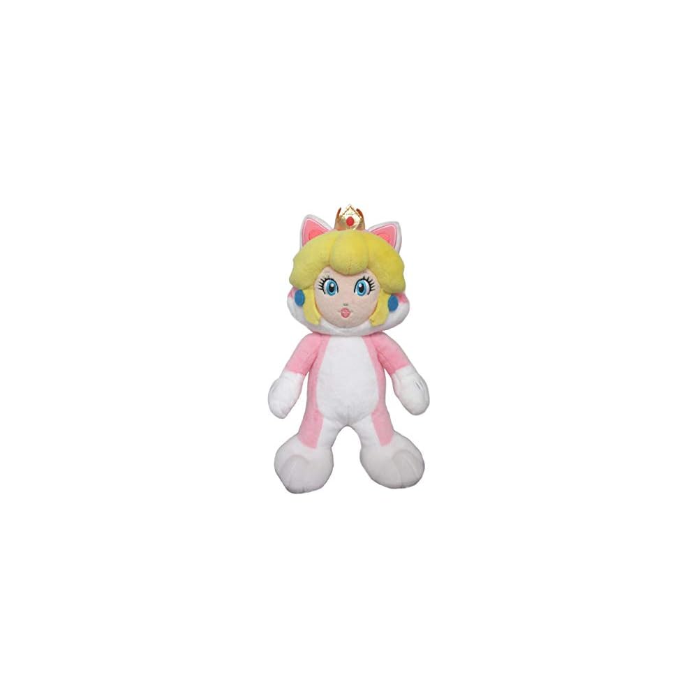 Sanei Boeki Плюшевая игрушка Кот Пич из Super Mario 3D World 11x8x22,5 см