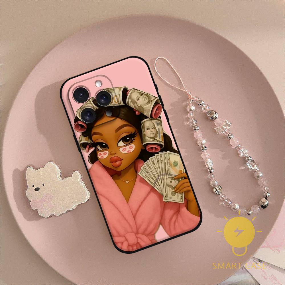 Модный Чехол для Телефона B-Bratz D-Doll Чехол для Телефона Для Iphone 17 16 15 11 13 14 Pro Max X Xr Xs Max 12mini Черный Чехол