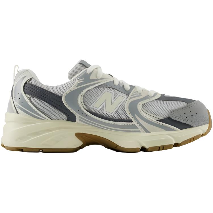 New Balance NB 530 Удобная и легкая амортизация Низкие детские кроссовки для бега Серые Унисекс GR530UK
