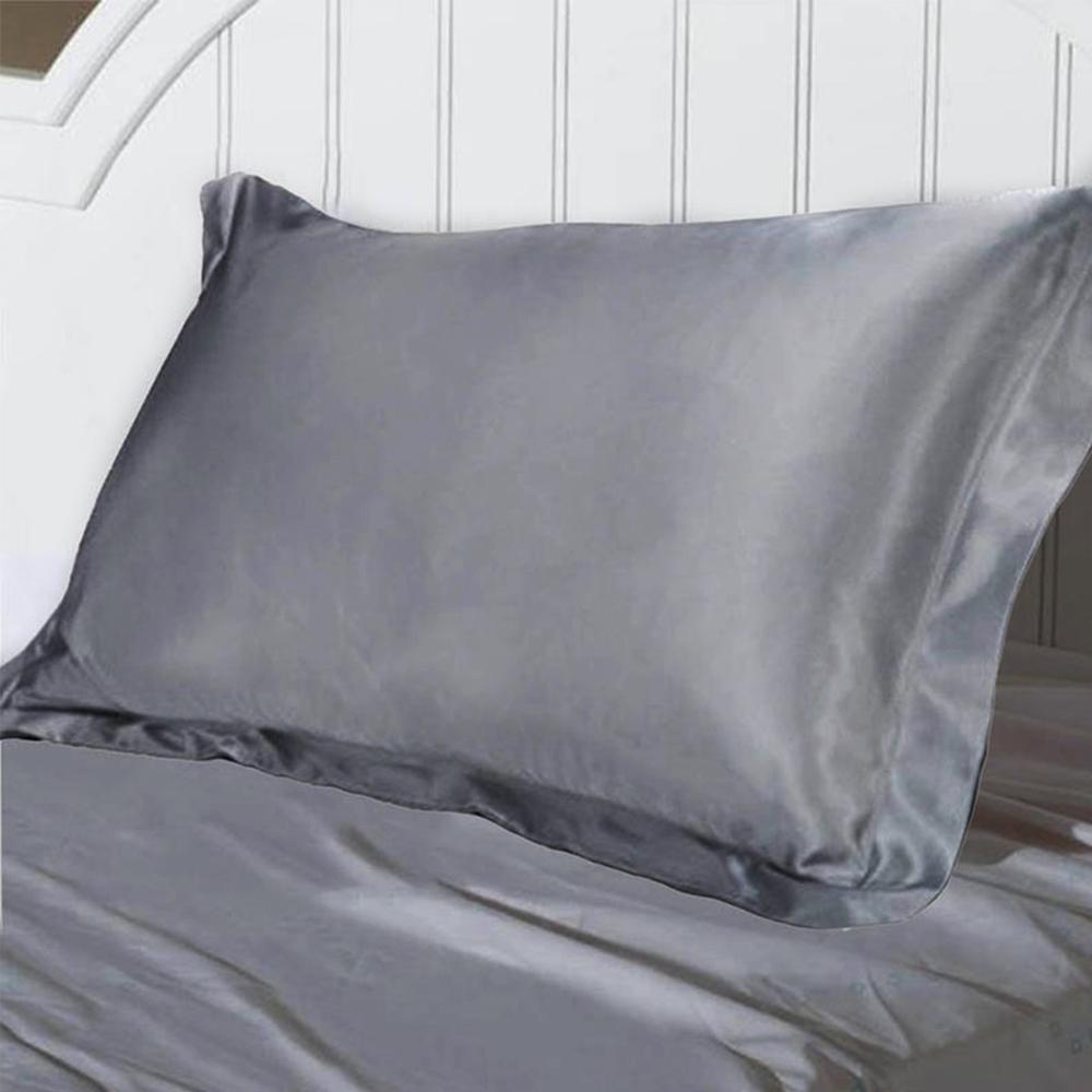 Наволочка 100% полиэстер Наволочки для здоровья волос и кожи, стандартный размер 54 x 84 см Шелковая наволочка, мягкая гладкая охлаждающая