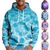 Men's Loose Printed Hooded Sweatshirt Men's Casual Fashion Sports Sweatshirt