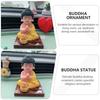 Creative Solar Nodding Buddha Decor Figure Mascot Ornaments Car Accessories Solar Dancing Luck and Fortune Decoration Dashboard
