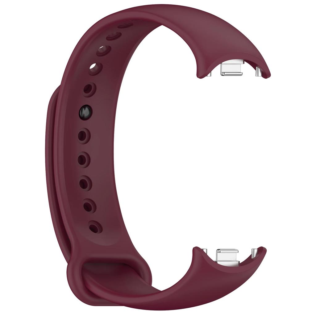 Мягкий силиконовый ремешок для Xiaomi Mi Band 10 Спортивный дышащий официальный браслет для Mi Band 9 8 Запасные аксессуары