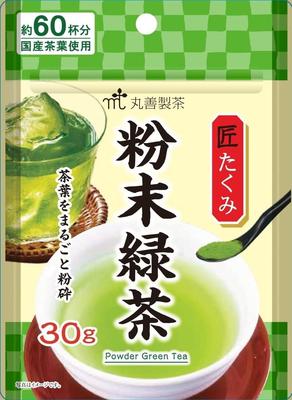 Maruzen Seicha Takumi Японский порошковый зеленый чай 30 г x 3 упаковки