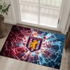 Aston Villa Football Design Crystal Velvet Carpet Cozy Non?Slip Printed Rug For Bedroom Living Room Entrance