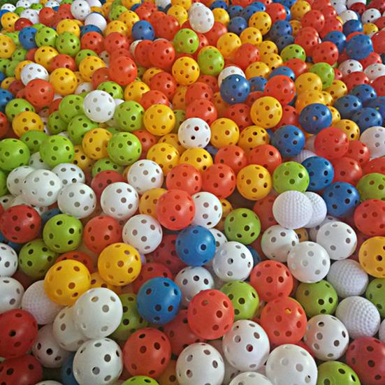 12 шт. Полые тренировочные мячи для гольфа для помещений и улицы для мужчин, женщин, детей