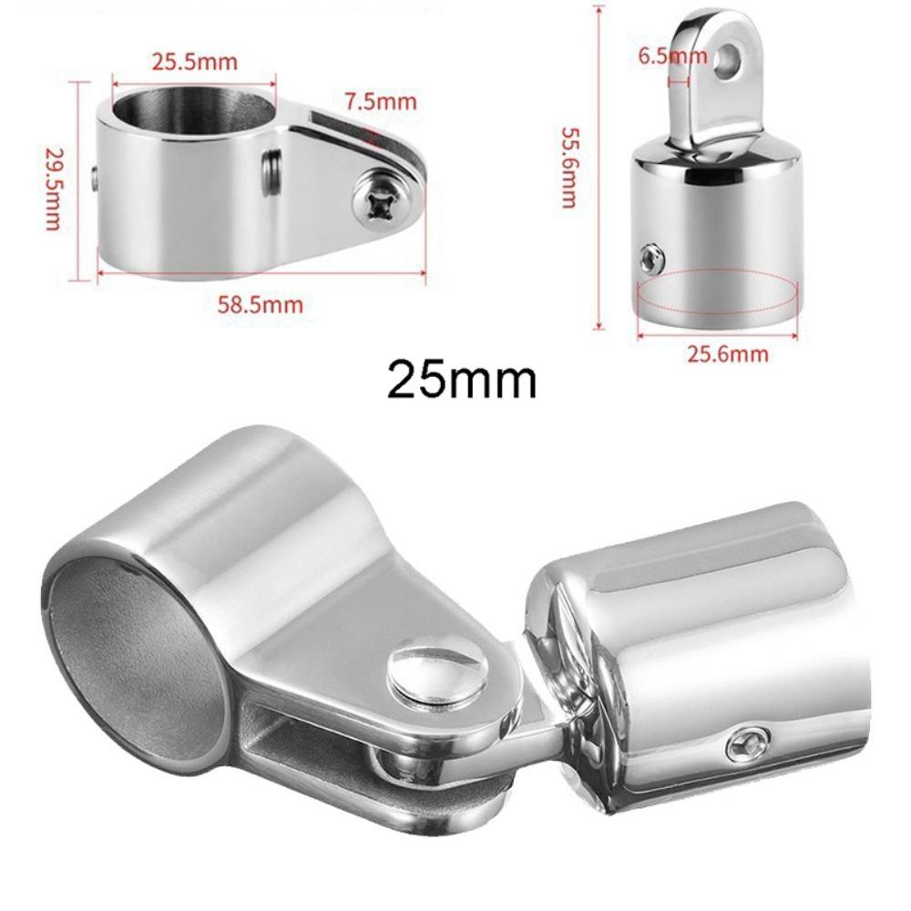 Морская фурнитура Лодочный бимини 22 мм 25 мм Слайд Челюсть Втулка Труба Прочный Верхний фитинг